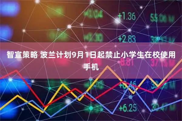 智宣策略 波兰计划9月1日起禁止小学生在校使用手机